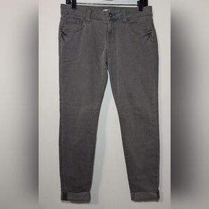 Cabi Gray Skinny Jeans Gray Low Rise Cotton Spandex Stretch Women's Size 6